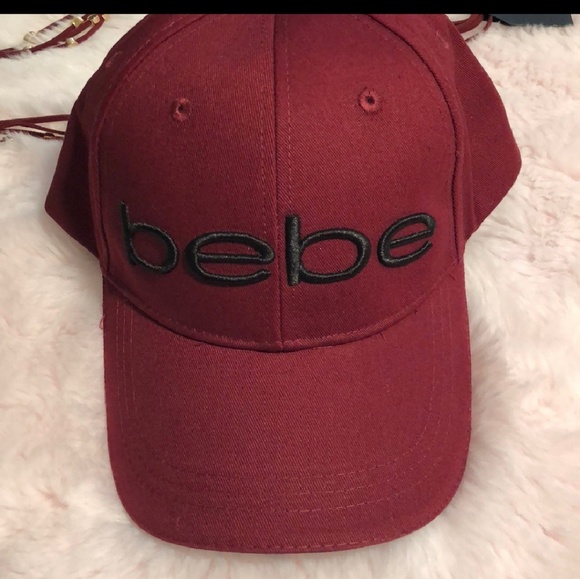 bebe Accessories - NEW bebe Burgundy Cap